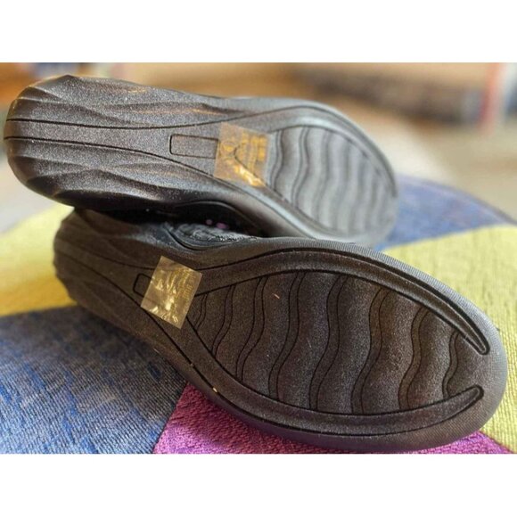 Womens 9 Italina Black Slip-On Comfort Sparkle Shoes New W/Tags - Picture 5 of 6